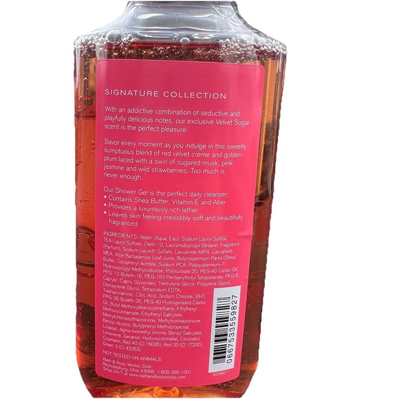 Bath & Body Works Velvet Sugar Shower Gel 10 Oz Shea And Vitamin E‎ Body Wash - Picture 3 of 4